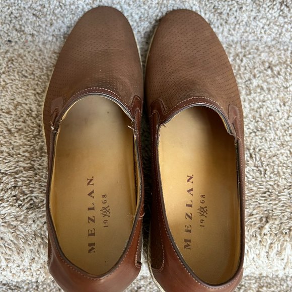 Mezlan Men\'s Brown Slip on Leather Loafers- main image 6